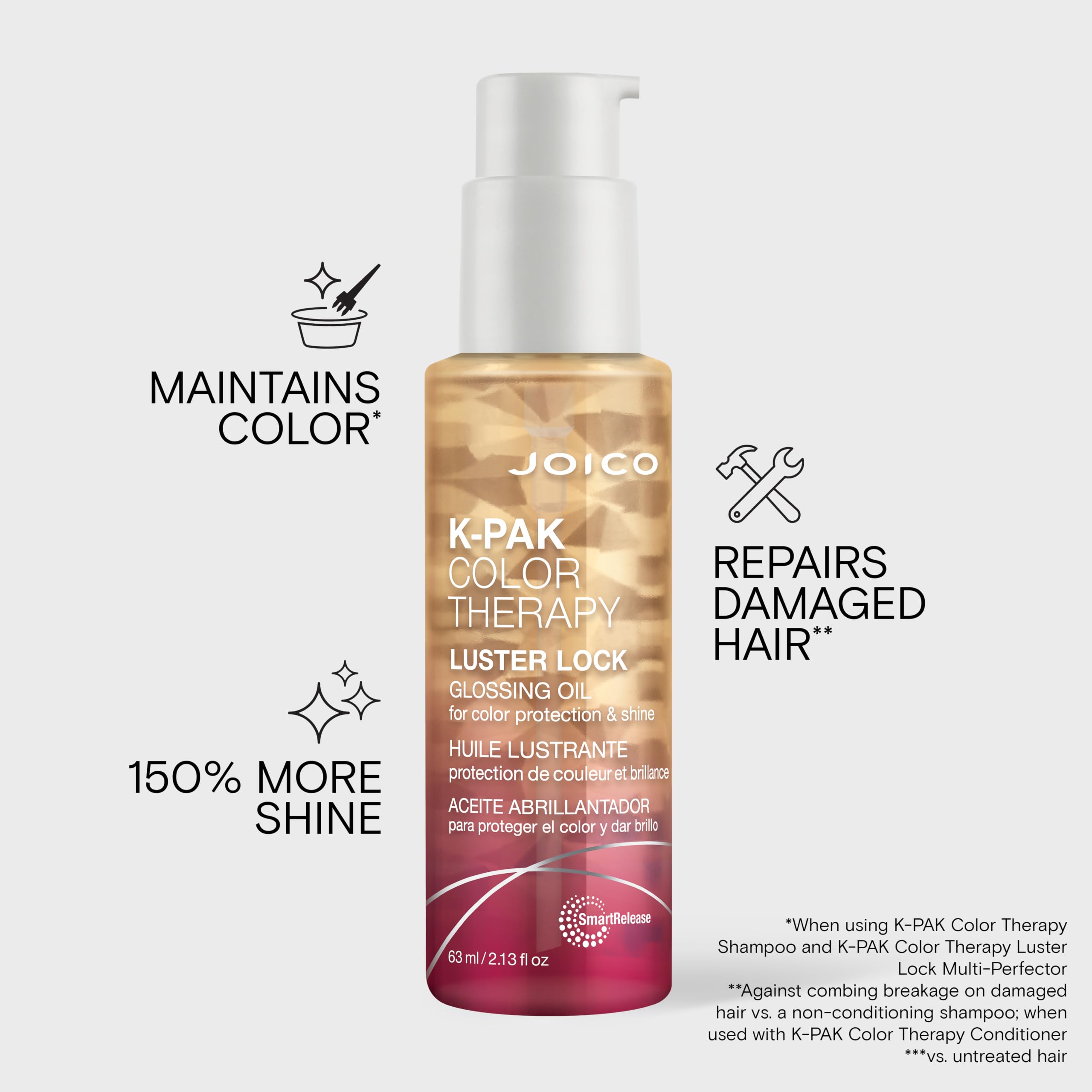 ボブーコ　シェリースキン K-Pak Color Therapy Luster Lock Glossing Oil 63ml, Joico | Amazon